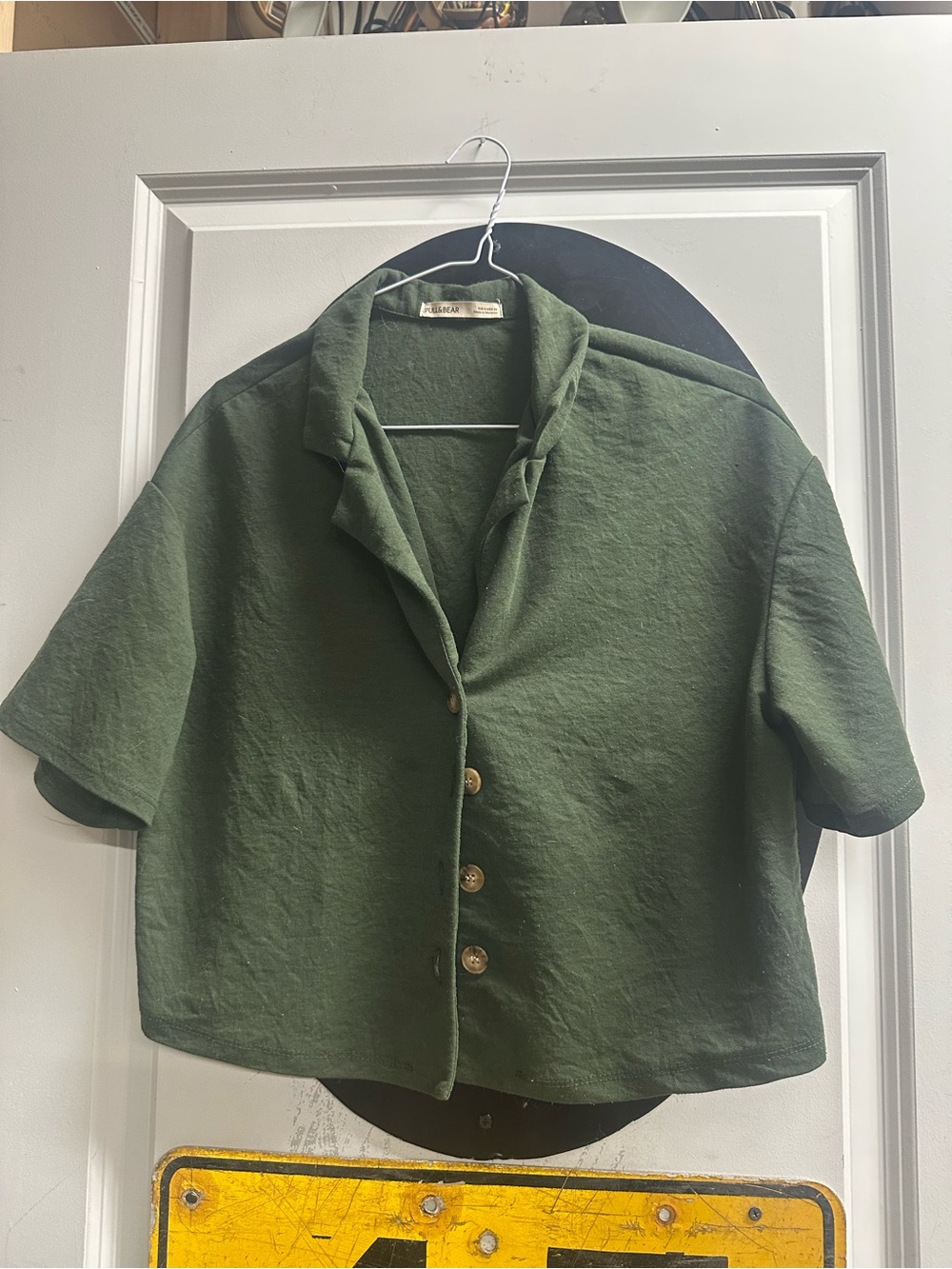 Pull & Bear Cropped Shirt